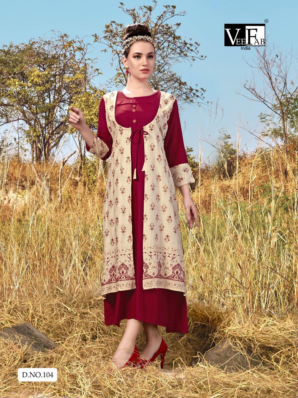 Gorgeous looking bell sleeve with full flair koti kurti set for Women –  Ville Fashions