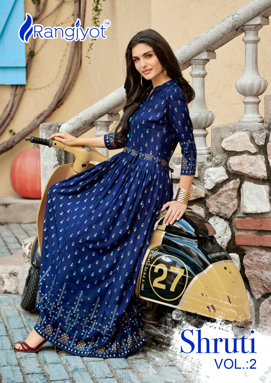 Long Gown Style Kurti for Ladies at Rs.500/Piece in surat offer by Cygnus  Kurtis