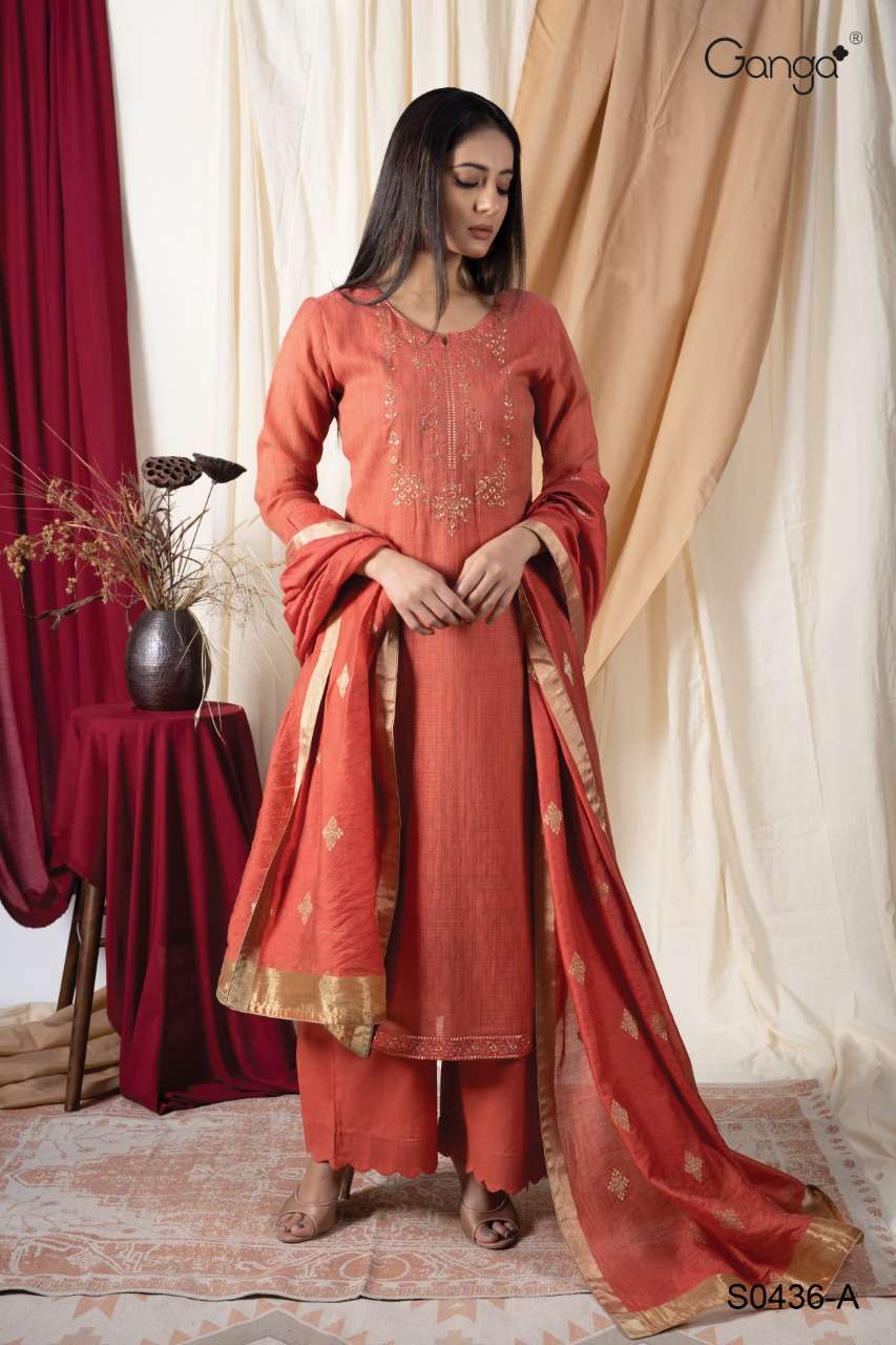 ganga fashion greetha 436 designer plain salwar suits wholesaler 2021 07 22 13 03 58