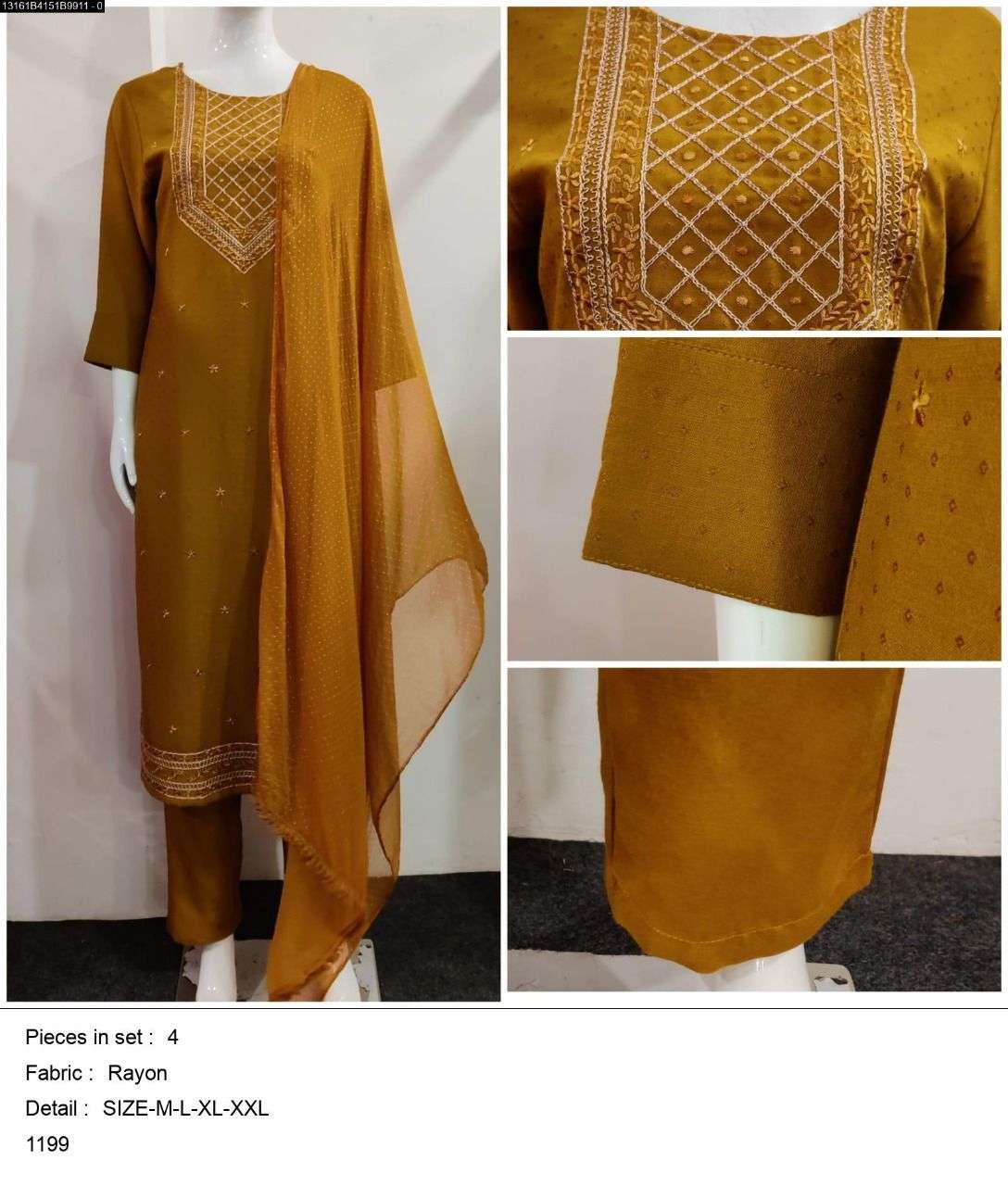 S4U 347 Designer fancy fabric readymade kurtis collection surat